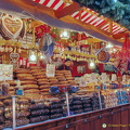 Stall selling fruit loaves, lebkuchen and other treats